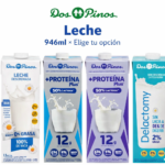 Leche Dos Pinos 946ml – 0% Grasa / Descremada con Proteína / Sin Lactosa + Proteína / Semi Descremada 2%
